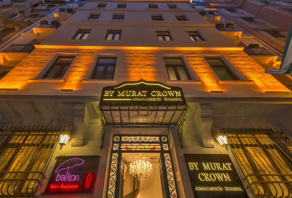 By Murat Crown Hotel Taksim Istambul Exterior foto